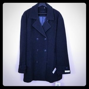 New with tags Calvin Klein charcoal mens peacoat